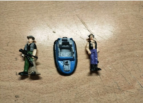 Lot trois action man - man, polly